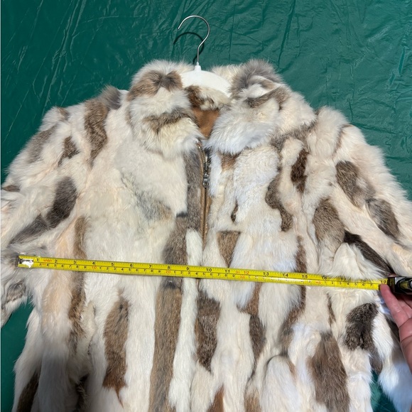 Vintage rabbit fur jacket Size M - Picture 5 of 8